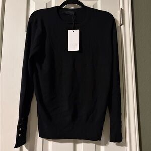 Zara Black Crew Neck Sweater